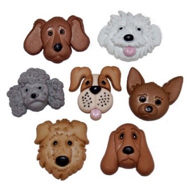 DRESS IT UP FUZZY FACES DOGS 4825