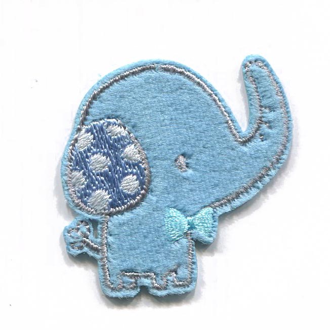 MOTIF BLUE ELEPHANT 1628