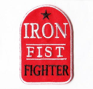 MOTIF IRON FIST FIGHTER PATCH RED 2042