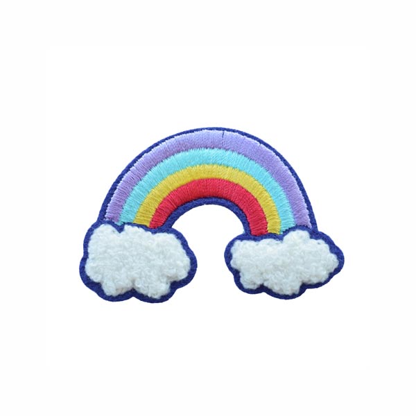 MOTIF SMALL RAINBOW WITH CLOUDS 2078