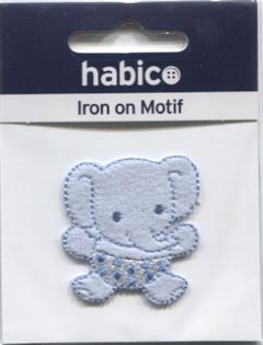 MOTIF ELEPHANT BLUE A54507A