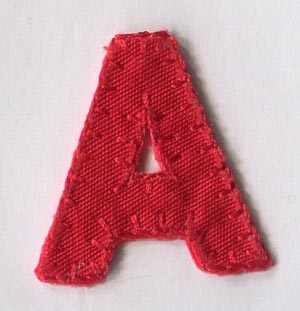 MOTIF RED LETTER A 5144