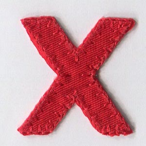 MOTIF RED LETTER X 5190