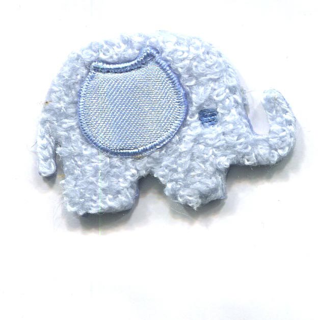 MOTIF ELEPHANT BLUE 5209