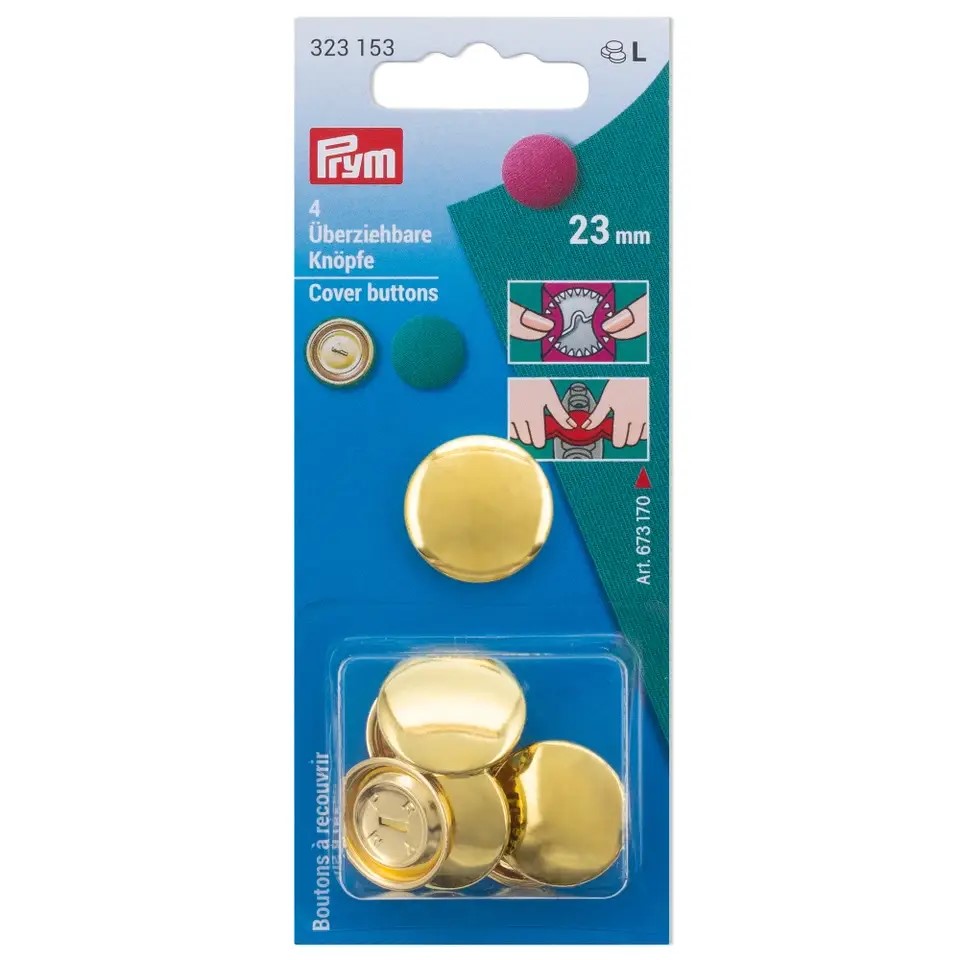 COVER BUTTONS WITHOUT TOOL BRASS 23MM SIL 323153