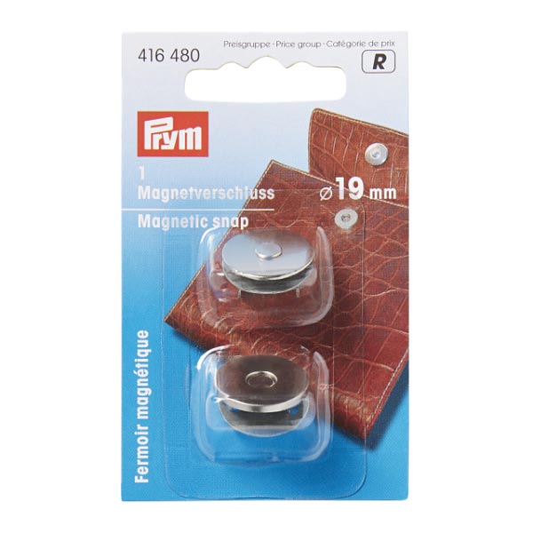 MAGNETIC SNAP 19MM SILVER 416480