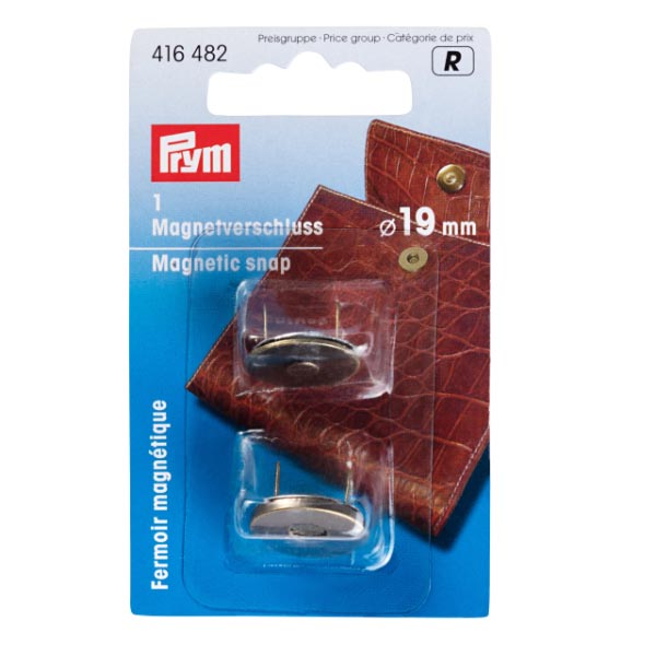 MAGNETIC SNAP 19MM ANT BRASS 416482
