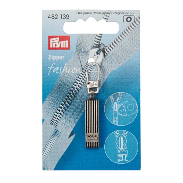 FASHION ZIPPER PULLERS CASUAL METAL ANT SI 482139