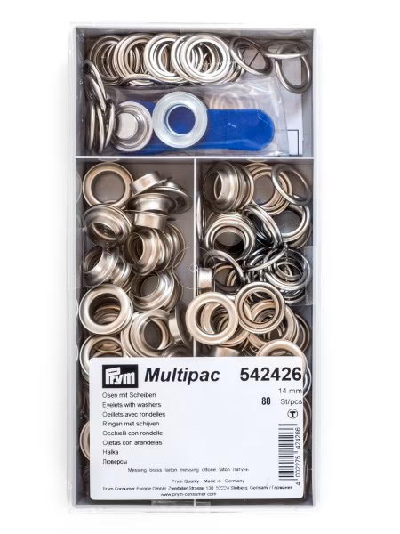 EYELETS & WASHERS SILVER 14.00MM 542426