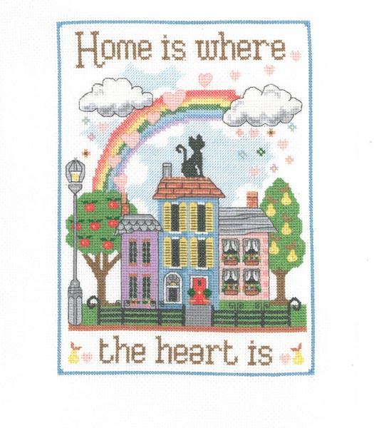 CROSS STITCH WHERE THE HEART IS (MPCS05)