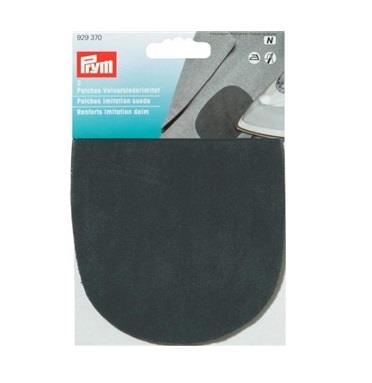 PATCHES IMT SUEDE IRON-ON 10 X 14CM BLACK 929370