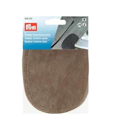 PATCHES IMT SUEDE IRON-ON 10 X 14CM STONE 929372